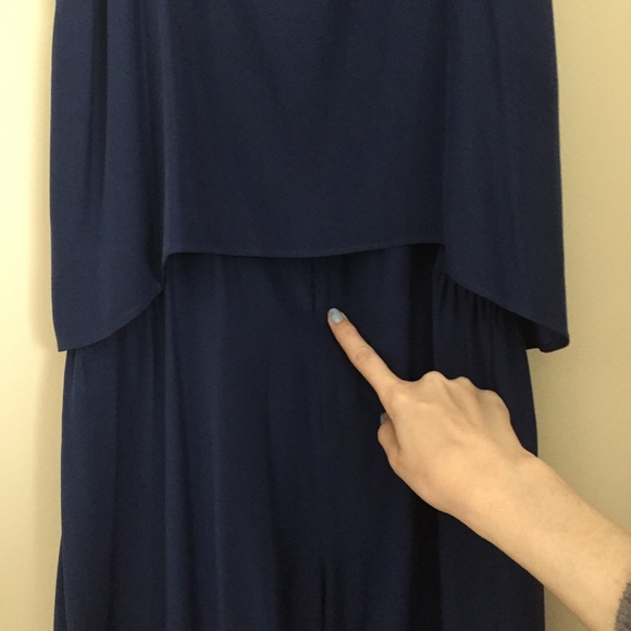 Tucker NYC sleeveless blue drape jumpsuit M - Picture 6 of 16